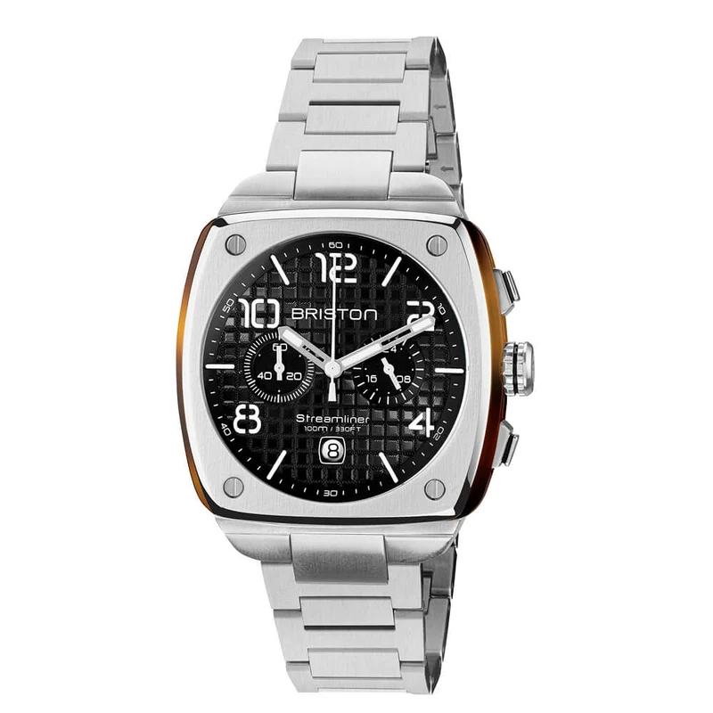 Briston Streamliner Urban - Chrono - Acier - Noir
