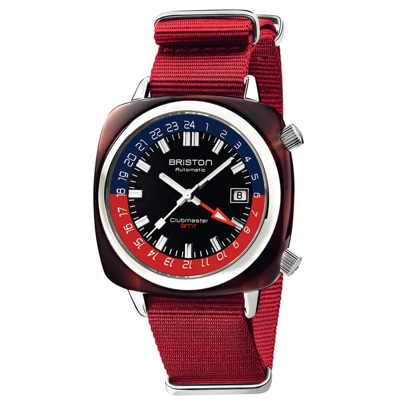Briston Clubmaster Traveler GMT - Rouge