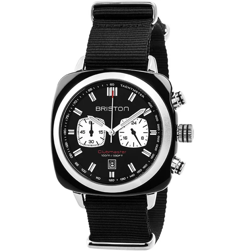 Briston Clubmaster Sport - Chrono - Noir