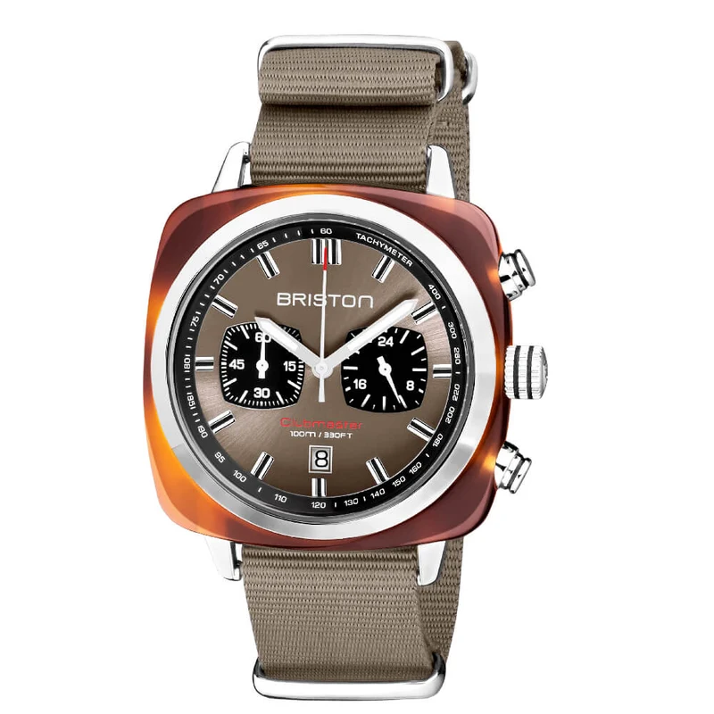 Briston Clubmaster Sport - Chrono - Gris Taupe