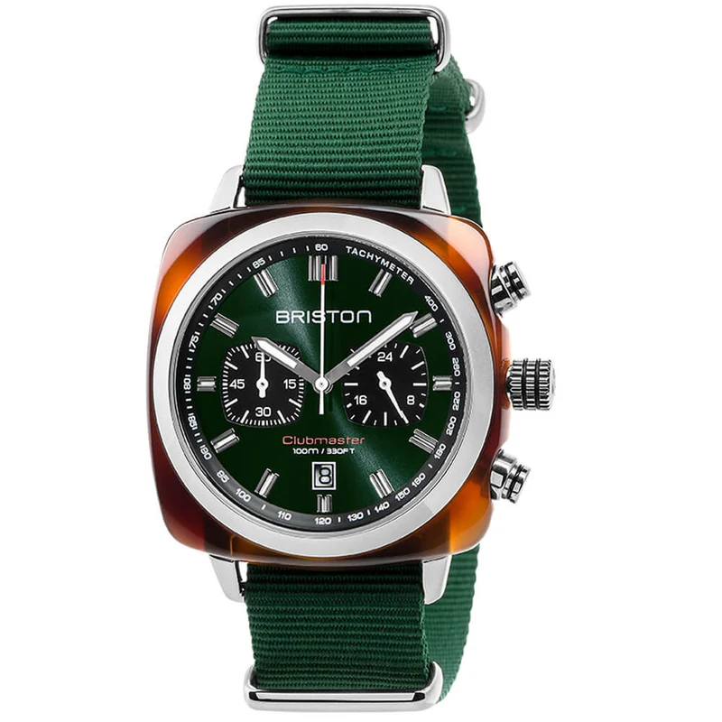 Briston Clubmaster Sport - Chrono - Vert britannique