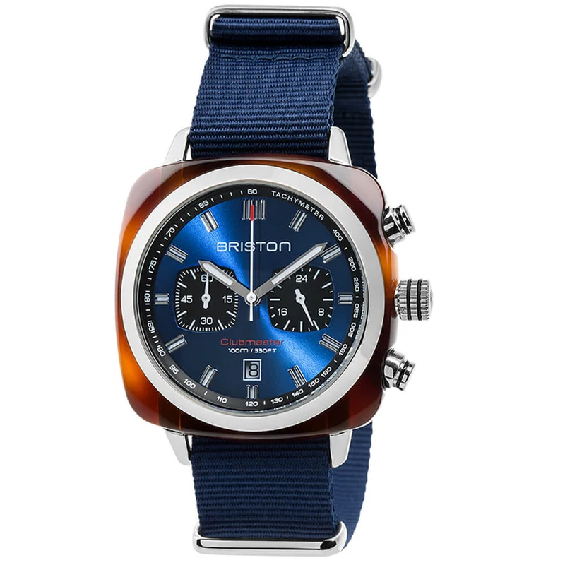Briston Clubmaster Sport - Chrono - Bleu marine