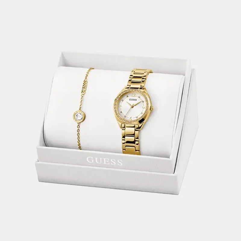 Montre GUESS Femme Coffret Montre et Bijoux JUBS05122JWYGS