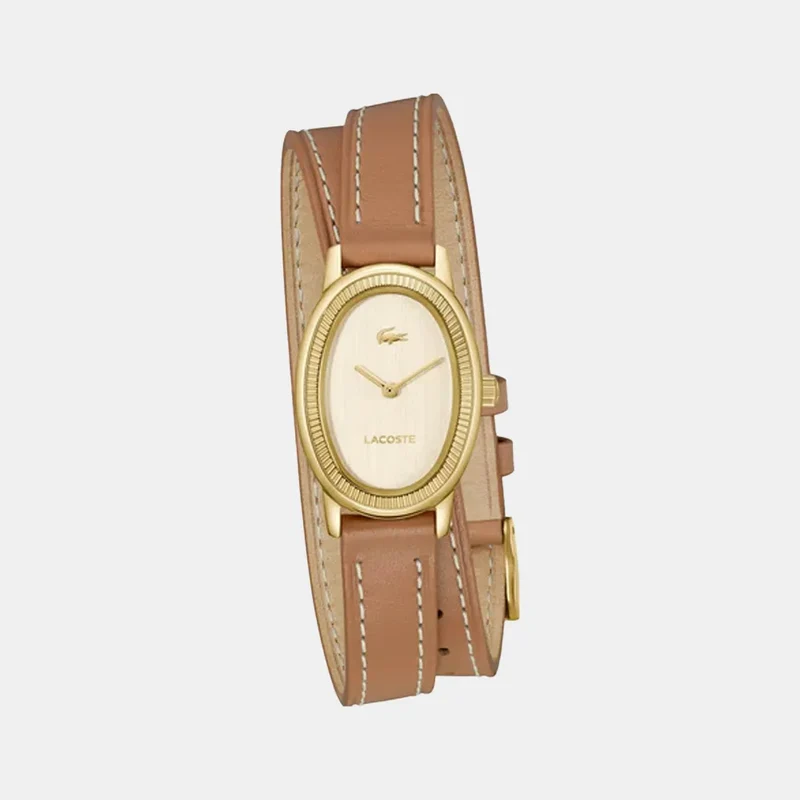 Montre LACOSTE Femme Parisienne en Cuir Marron 2001454