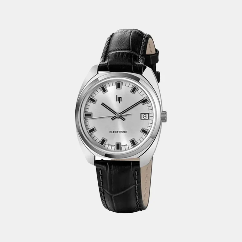 Montre LIP Homme Général de Gaulle en Cuir Noir 671877