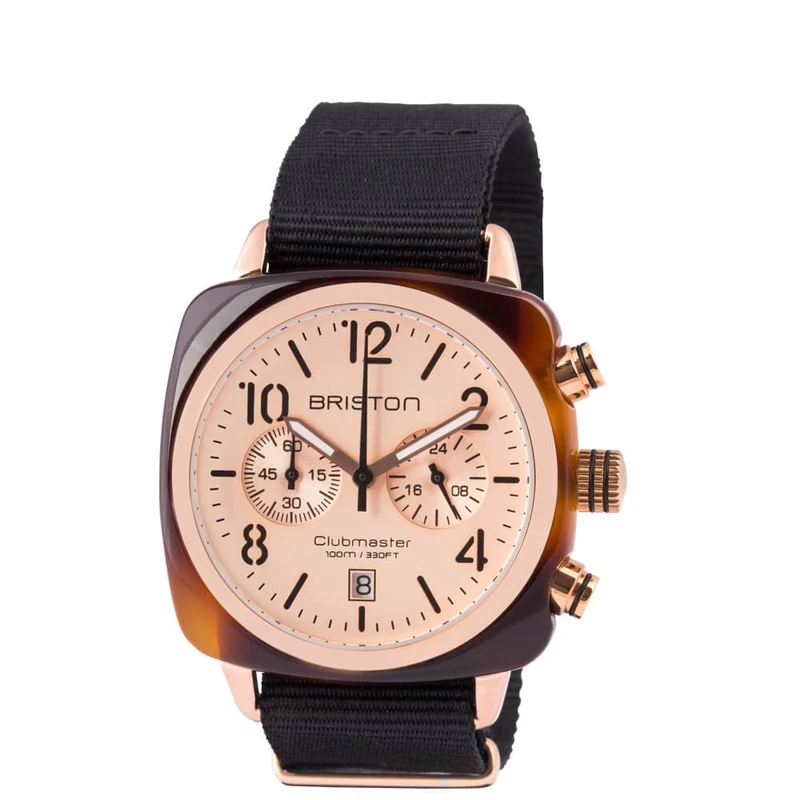 Briston Clubmaster Classic - Chrono - Or - Or rose