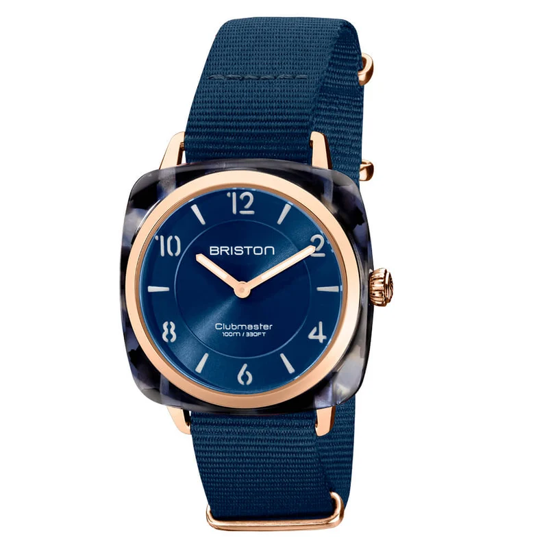 Briston Clubmaster Chic - HM - Or - Bleu nuit