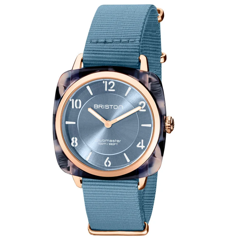 Briston Clubmaster Chic - HM - Or - Bleu glacier
