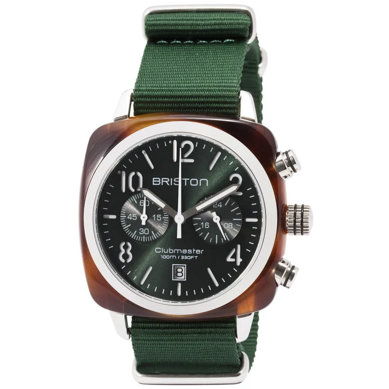 Briston Clubmaster Classic - Chrono - Vert britannique