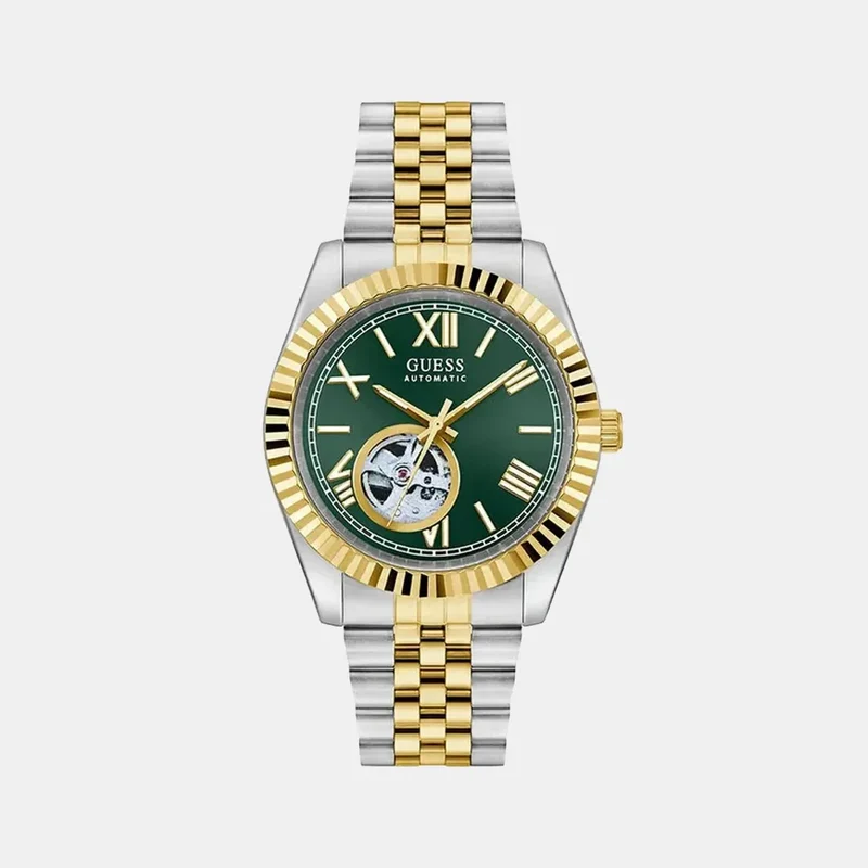 Montre GUESS Homme Connoisseur Automatique en Acier GW0984G4