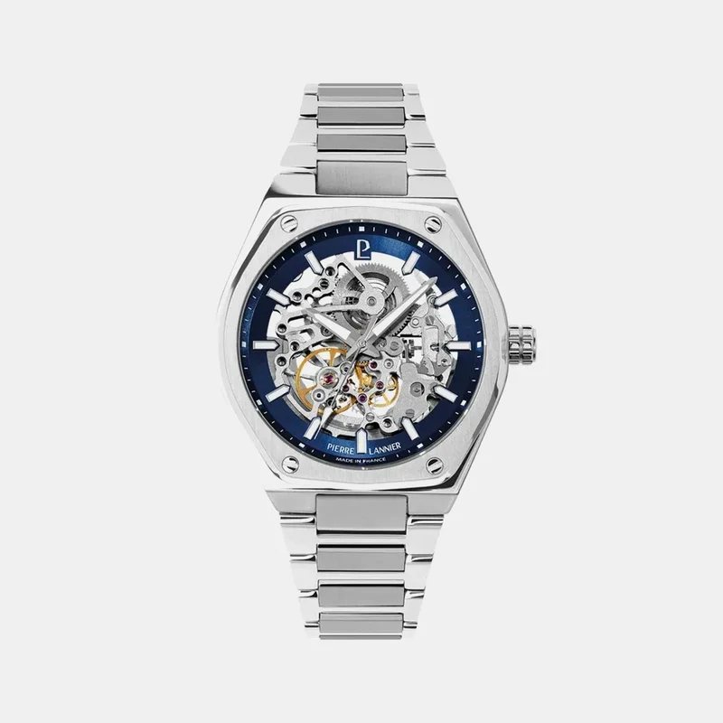 Montre PIERRE LANNIER Homme Copilote Automatique en Acier 308G161