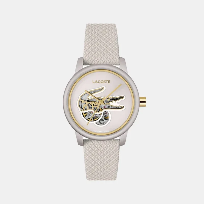 Montre LACOSTE Femme 12.12 Automatique en Silicone Blanc 2001467