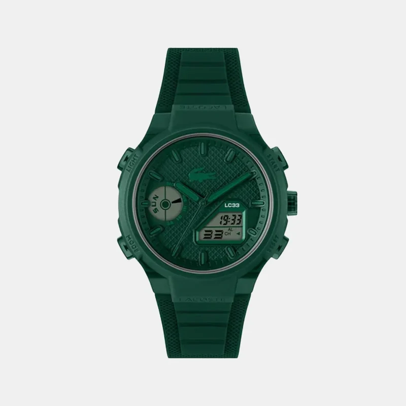 Montre LACOSTE Homme LC33 en Silicone Vert 2011449