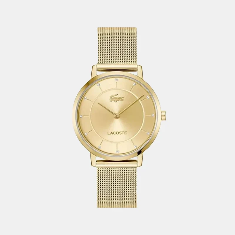Montre LACOSTE Femme Crocorigin en Acier Doré 2001474