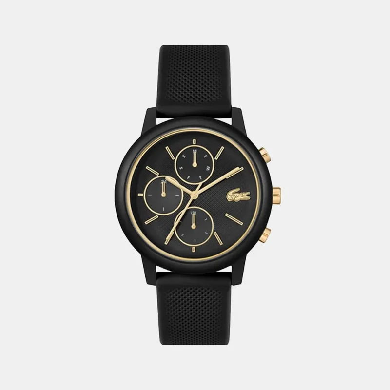 Montre LACOSTE Homme 12.12 Move en Silicone Noir 2011469