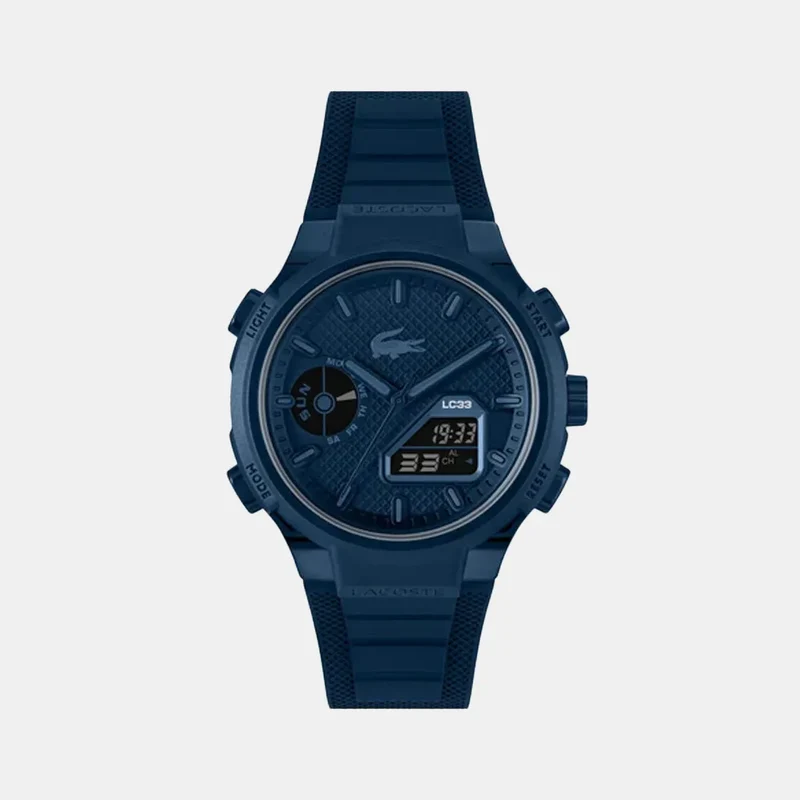 Montre LACOSTE Homme LC33 en Silicone Bleu 2011448