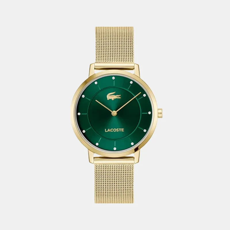 Montre LACOSTE Femme Crocorigin en Acier Doré 2001475