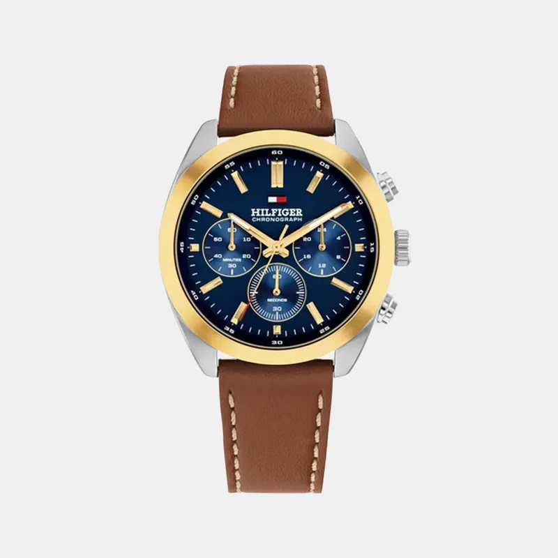 Montre TOMMY HILFIGER Homme Hudson Chronographe en Cuir 1710720