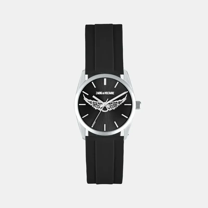 Montre ZADIG & VOLTAIRE Femme en Silicone Noir ZVW1107