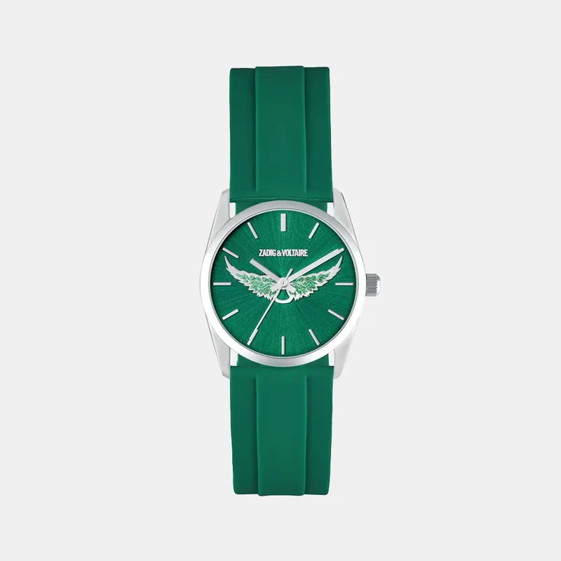 Montre ZADIG & VOLTAIRE Femme en Silicone Vert ZVW1106