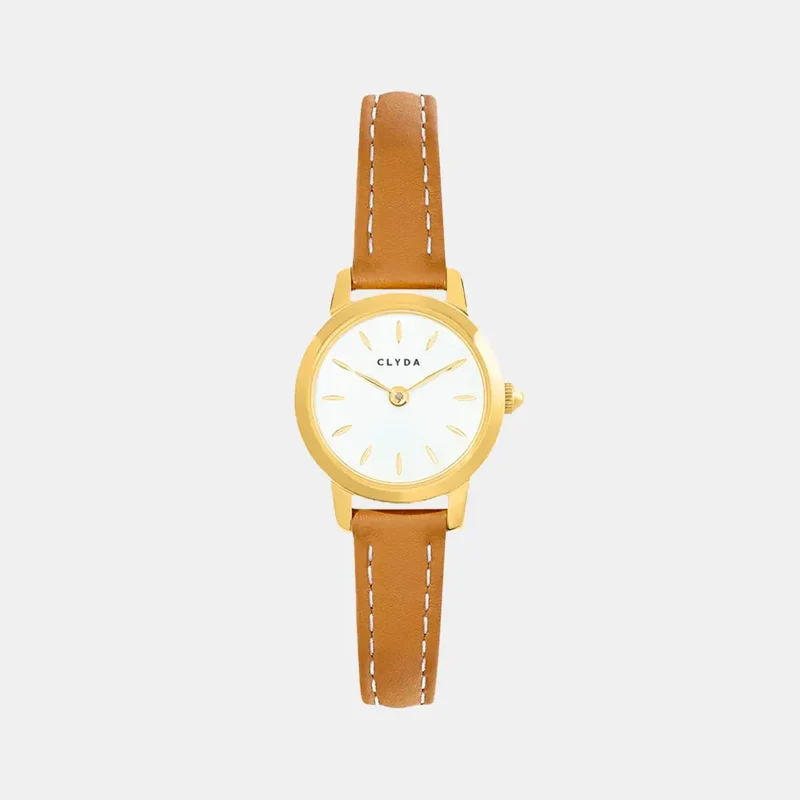 Montre CLYDA Femme Emma en Cuir Marron CLA835DDN