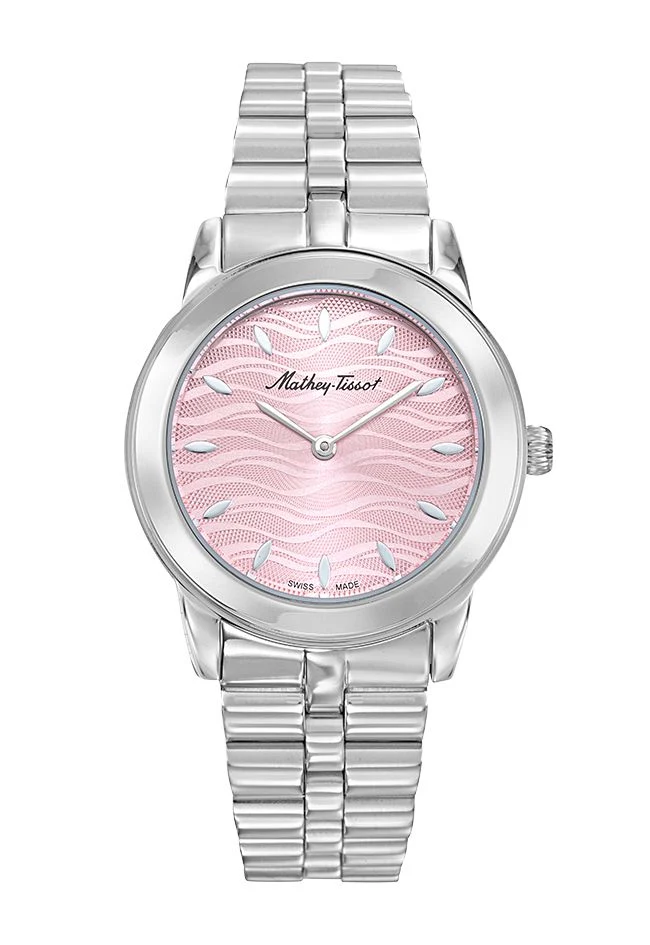Montre Mathey-Tissot Artemis en acier inoxydable et cadran rose D10860APK