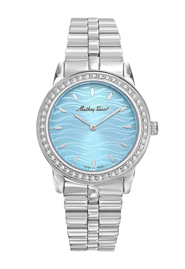 Montre Mathey-Tissot Artemis en acier inoxydable et cadran bleu D10860AQBU