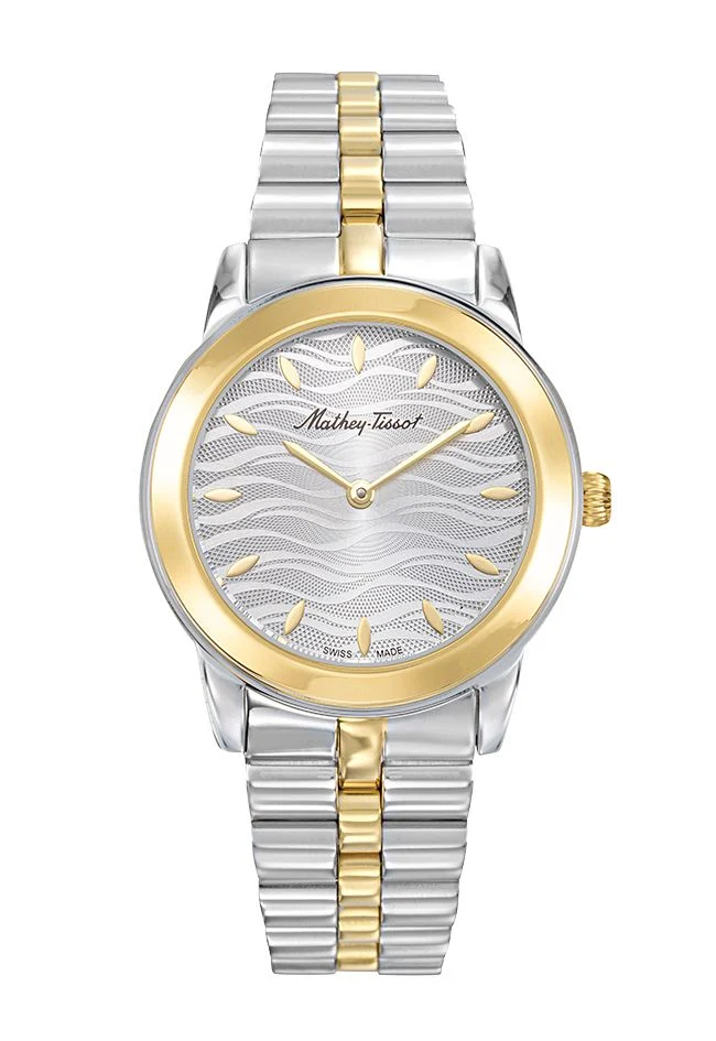 Montre Mathey-Tissot Artemis en acier inoxydable plaqué or D10860BYS