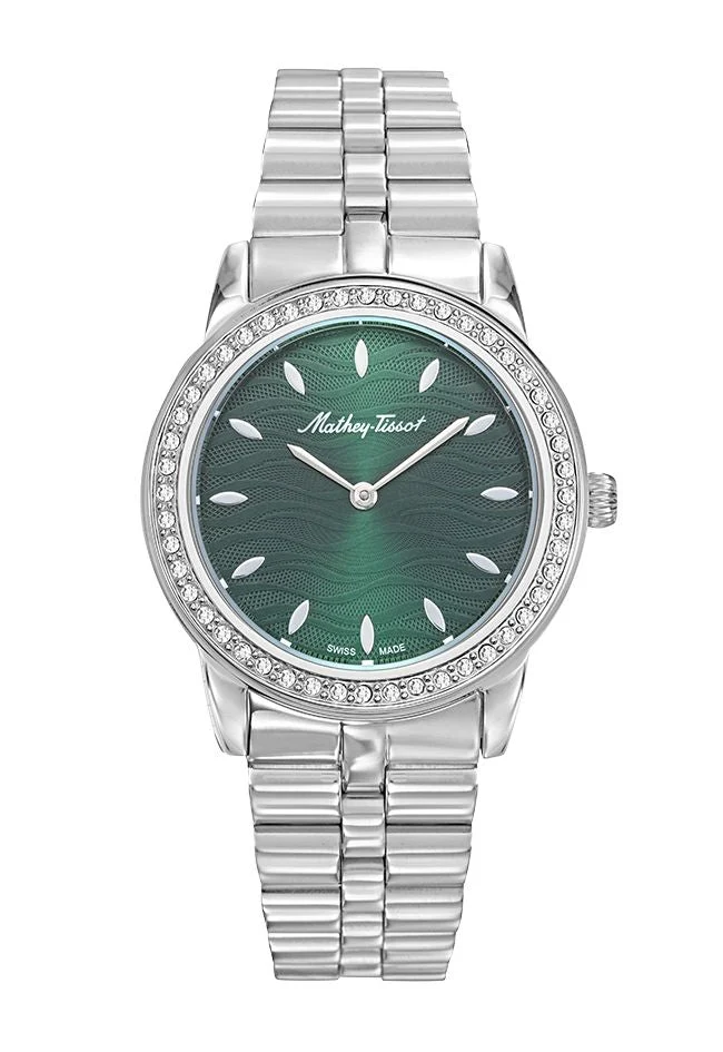 Montre Mathey-Tissot Artemis en acier inoxydable et cadran vert D10860AQV