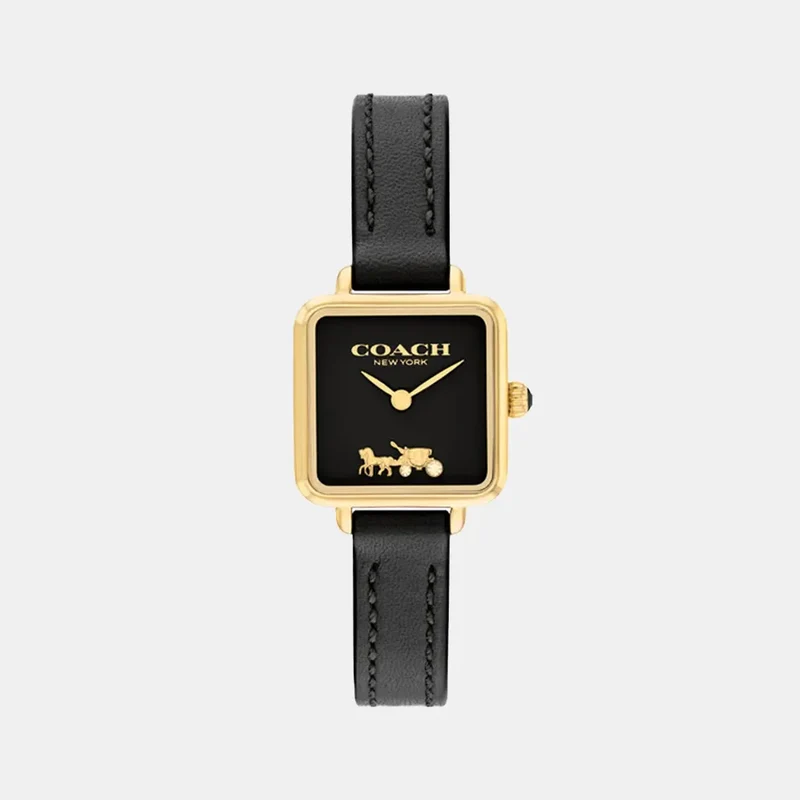 Montre COACH Femme Cass en Cuir Noir 14504225
