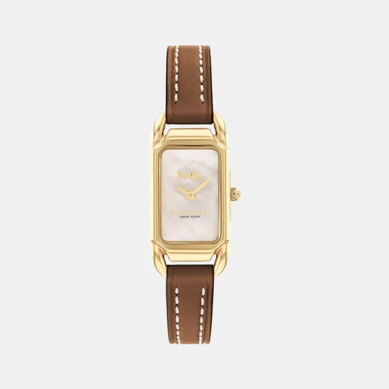 Montre COACH Femme Cadie en Cuir Marron 14504028