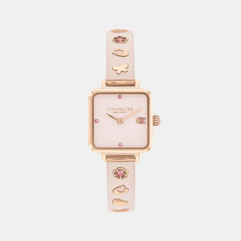 Montre COACH Femme Cass en Cuir Rose 14504309