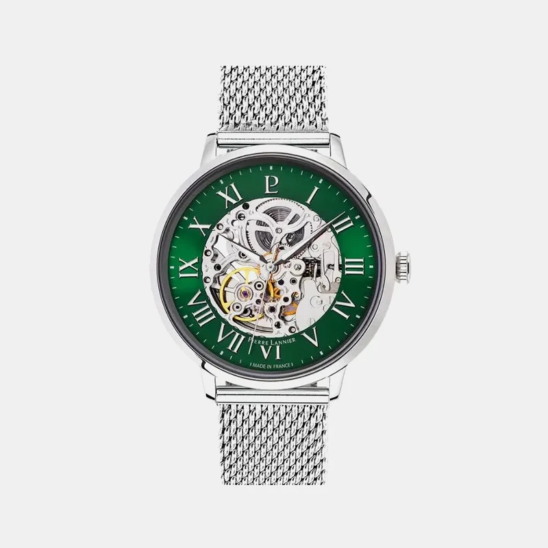 Montre PIERRE LANNIER Homme Automatic en Acier Milanais 323D171