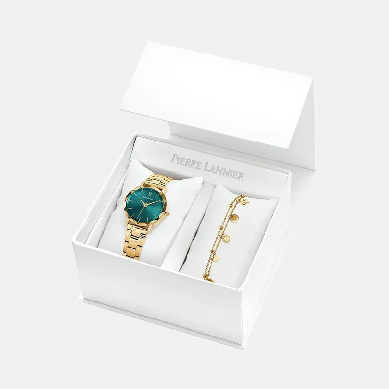 Montre PIERRE LANNIER Femme Multiples Coffret Montre et Bijoux 450G562