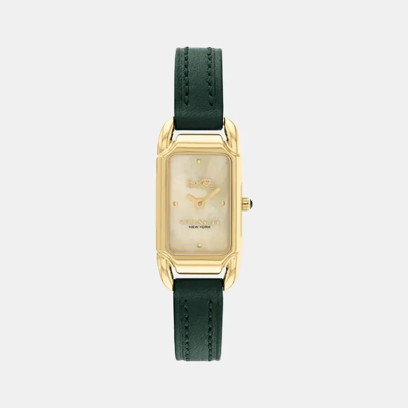 Montre COACH Femme Cadie en Cuir Vert 14504350