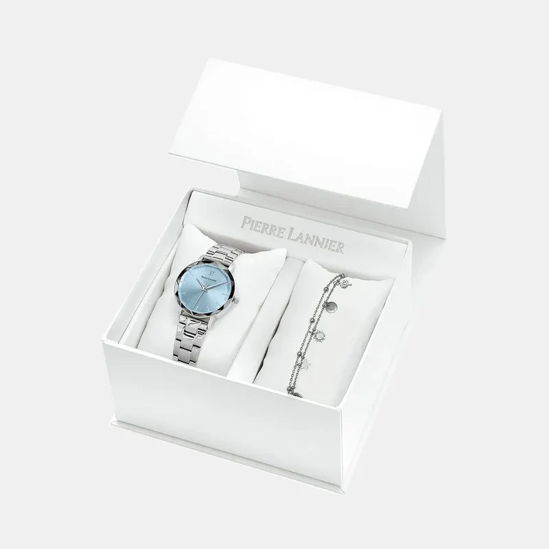 Montre PIERRE LANNIER Femme Multiples Coffret Montre et Bijoux 449D661