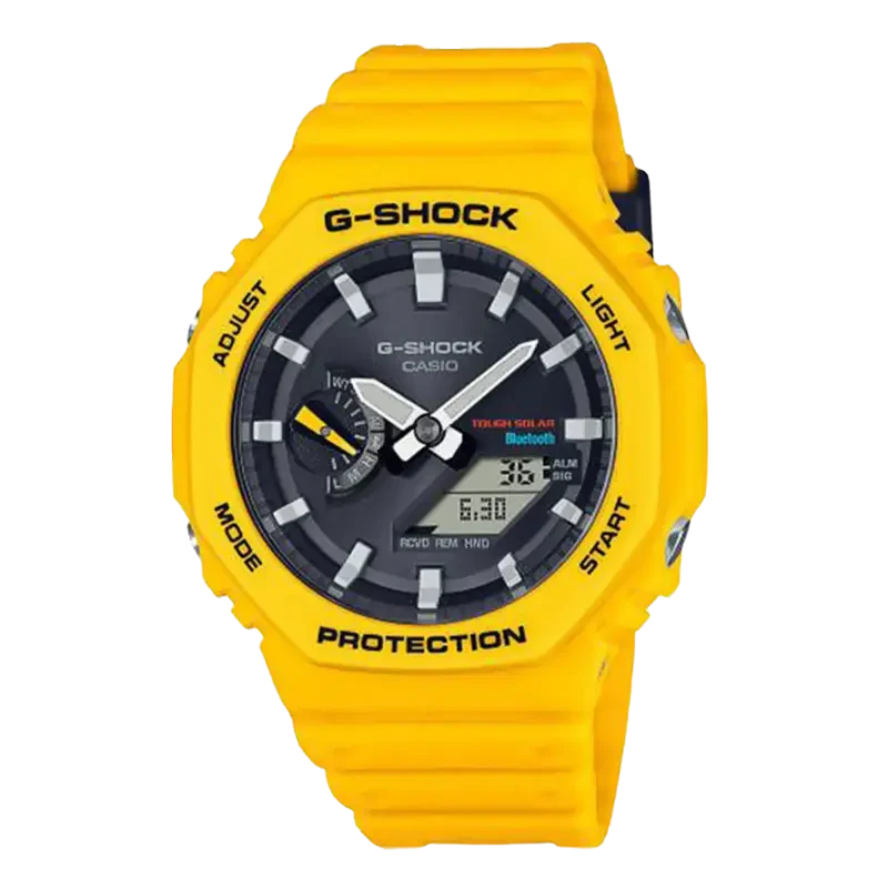 Montre G-Shock Solaire Connectée Jaune GA-B2100C-9AER