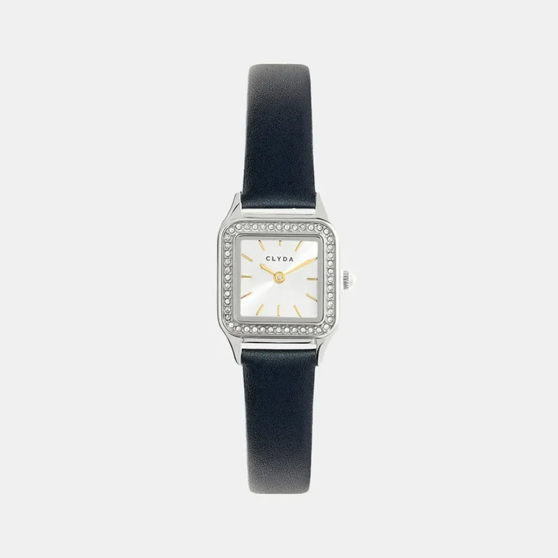 Montre CLYDA Femme Serena en Cuir Noir CLA828AAN