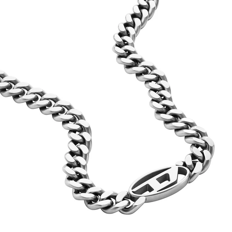 Diesel Steel Collier Argent DX1433040