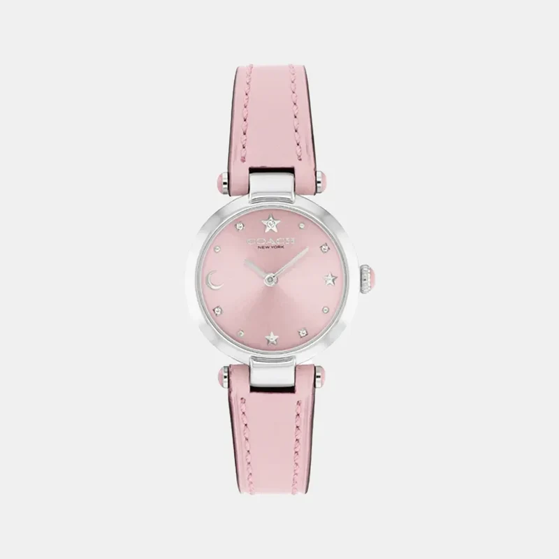 Montre COACH Femme Cary en Cuire Rose 14504458