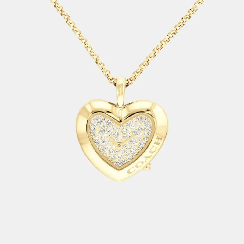 Montre Collier COACH Femme en Acier Doré 14504513