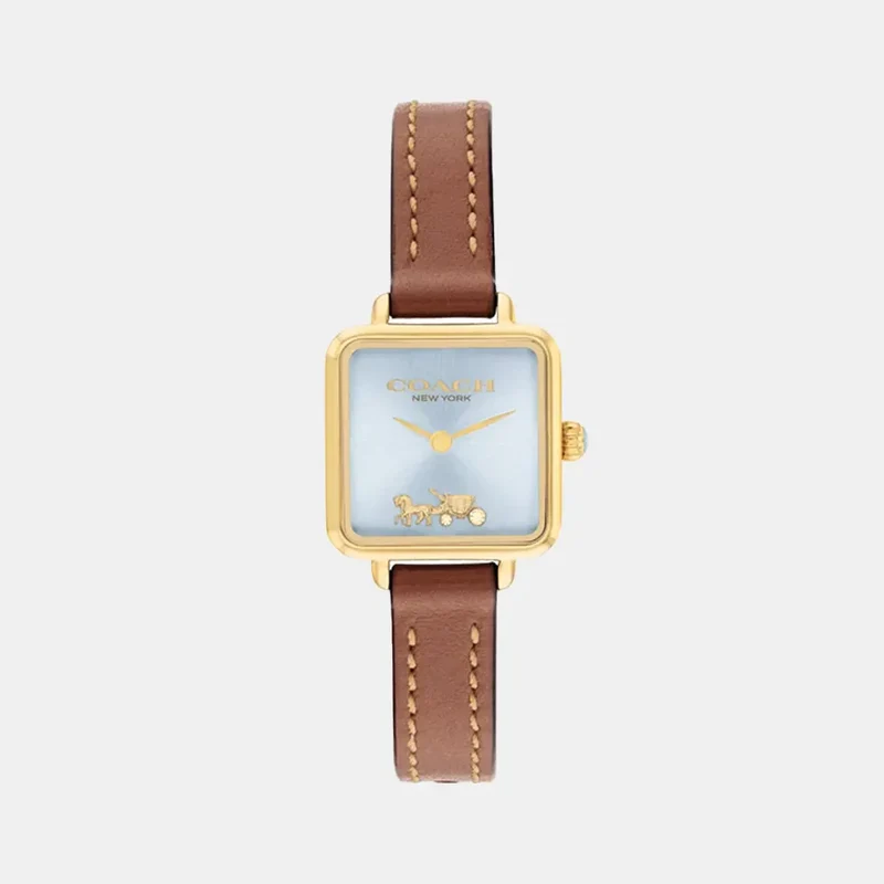 Montre COACH Femme Cass en Cuir Marron 14504231