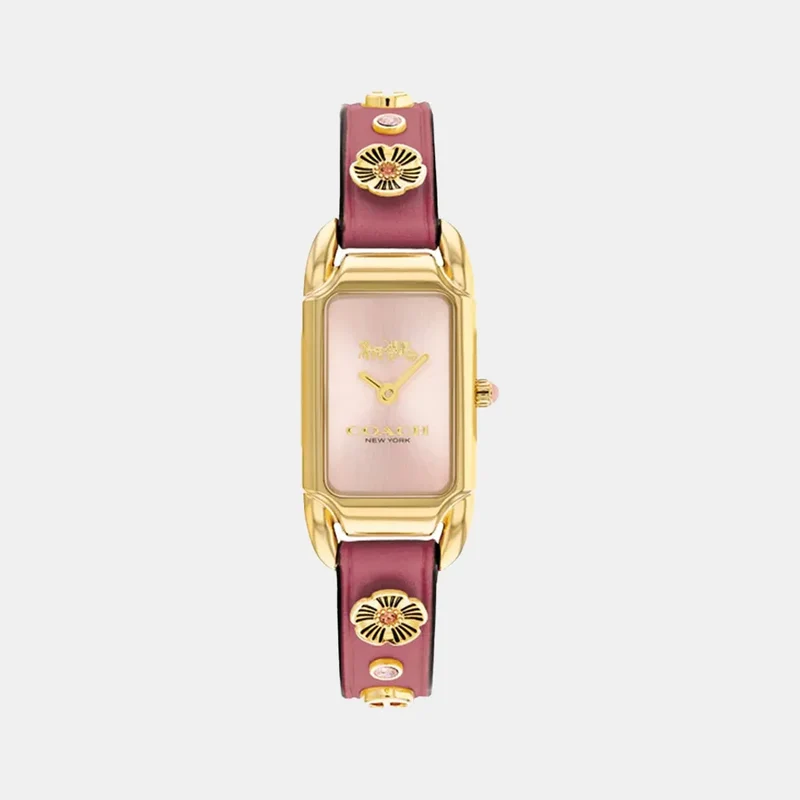 Montre COACH Femme Cadie en Cuir Rose 14504117