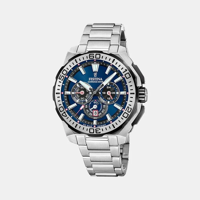 Montre FESTINA Homme Chrono Bike Chronographe en Acier F20724/2