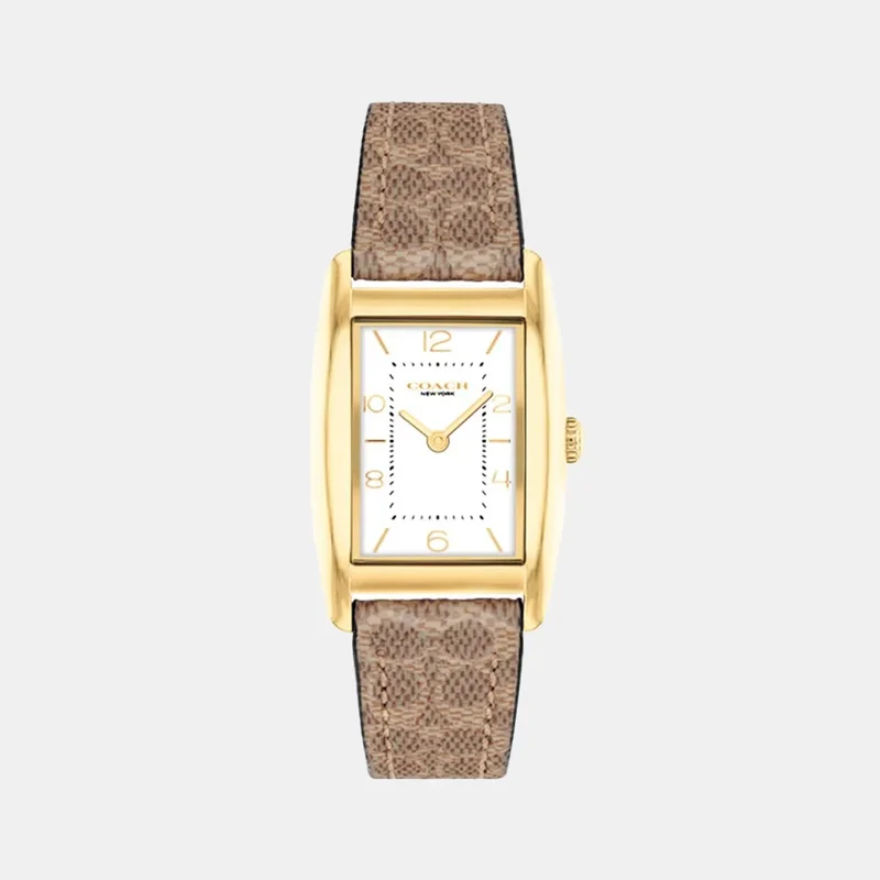Montre COACH Femme Reese en Cuir Marron 14504355
