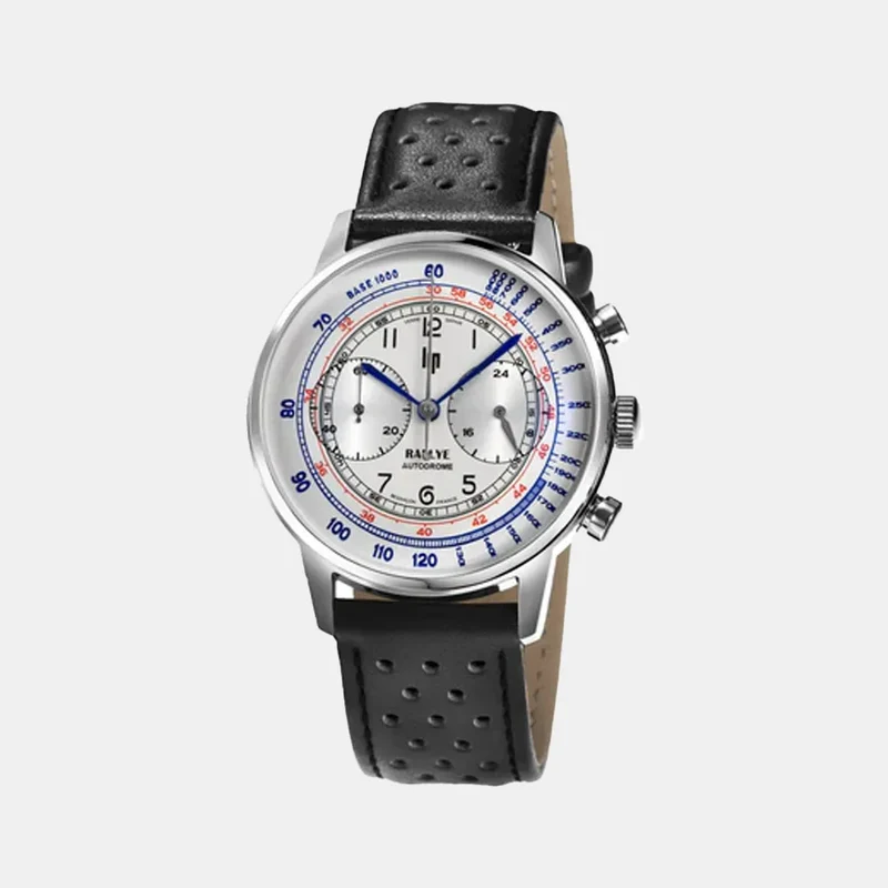 Montre LIP Homme Rallye Hybride en Cuir Noir 671828