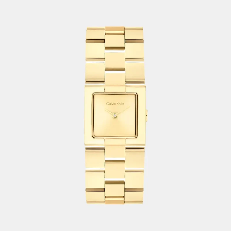 Montre CALVIN KLEIN Femme en Acier Doré 25100089