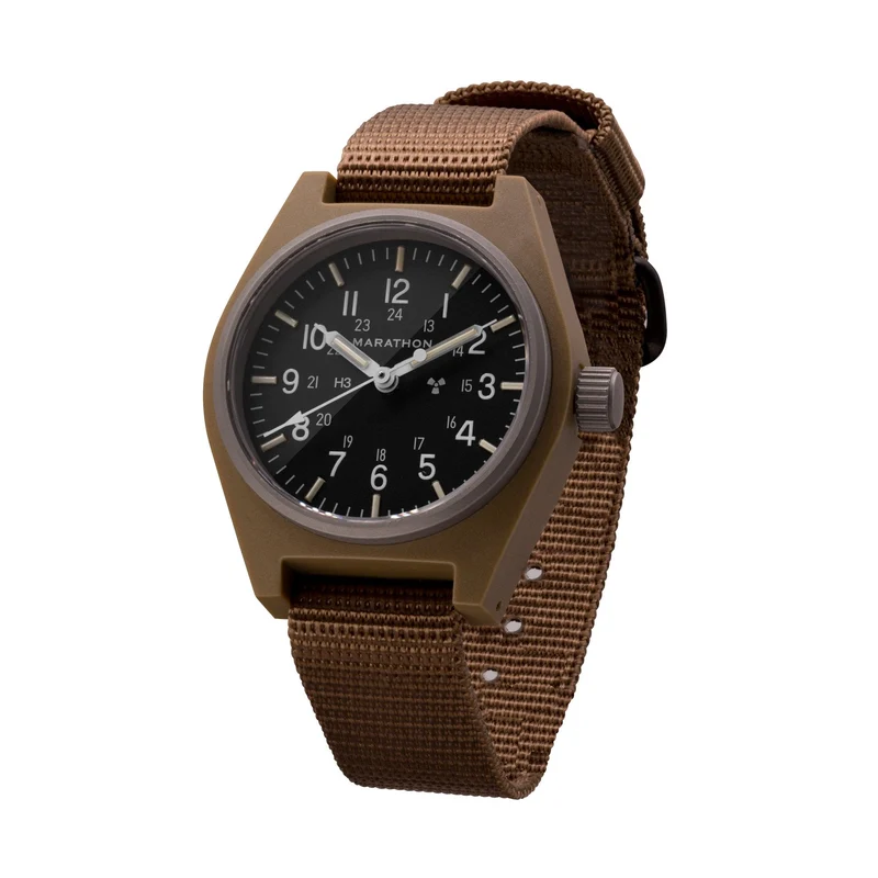 Montre Marathon 34 mm Desert Tan, mécanique à usage général (GPM)