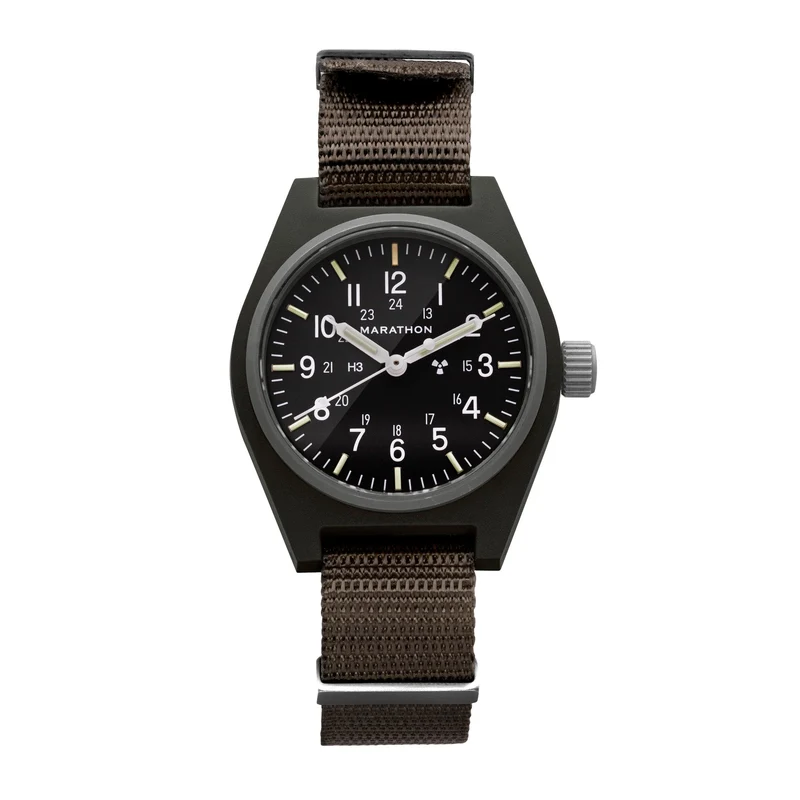 Montre Marathon 34 mm Vert Sauge Mécanique à usage général (GPM)