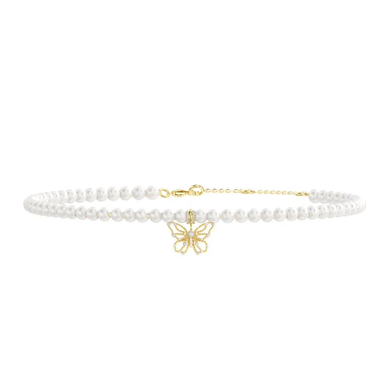 Guess Borboleta Gold-coloured Necklace JUBN06122JWYGT-U